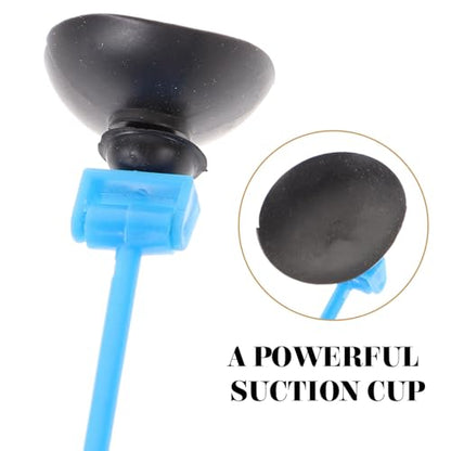Cabilock 2pcs Blue Thickened Fish Feeding Rings Reusable Aquarium Feeder Circles for Tropical Fish Tank Feeding and Food Control
