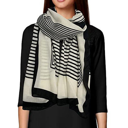 FINIZO Women's Fashion Scarves, Lightweight Cotton Blend Neck Scarves - color: 22