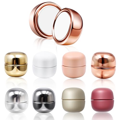 Hijab Magnets Strong Pinless Hijab Pins for Women, No-Damage to Fabric Headscarf Clips, Multi-Use Magnetic Pins for Cloth, Scarf, Dress (8 Pairs) - color: 8 pairs Matte Shiny