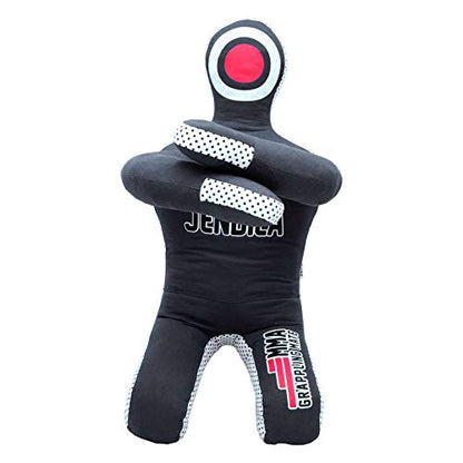 Grappling Dummy MMA Jiu Jitsu – Grappling Wrestling Dummy – Made from Durable Canvas Fabrics – MMA Dummy for Multiple Drills UNFILLED - size: Small