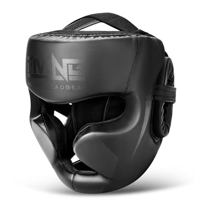 Headgear for Boxing,Martial Arts Headgear,Kickboxing Head Gear for Muay Thai,Grappling, Sparring, Kickboxing, Karate, Taekwondo - size: Large