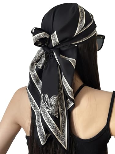 Head Scarf Triangular Scarf Belt Wrap Hairscarf Fashion Scarves Hair Wrapping Scarfs Night Sleeping Headscarf B05 - color: B051
