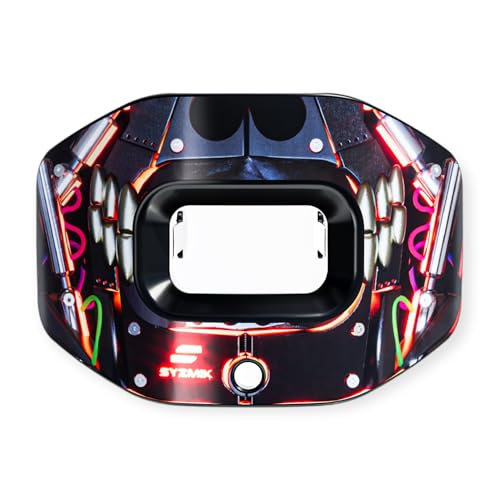 X0 Football Mouthguard – Lip Guard - Black Bionic – Shock Absorbing – One Size Fits Most - color: X0 - Bionic