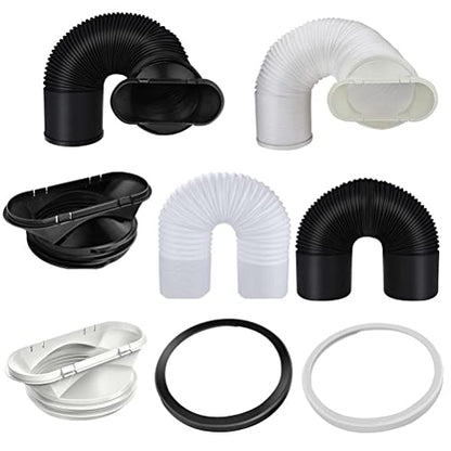 Zerone 15CM Exhaust Hose Connector Air Conditioner Exhaust Hose Coupler Round Tube Conditioner Adapterin for Portable Air Conditioner Horse (ONLY HOSE RING)