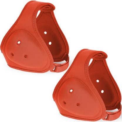 Jerify 2 Pcs Wrestling Headgear for Kids Youth Soft Grappling Headgear Wrestling Adjustable Ear Head Guard Protective(Orange) - color: orange