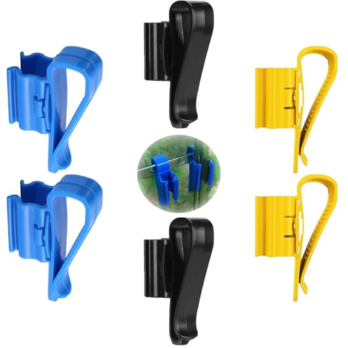 Fish Tank Hose Clamp, 6Pcs Aquarium Hose Holder, Aquarium Air Tube Holder, Multi-Functional Water Pipe Hose Holder with Adjustable Clamp for 0.31""-0.62"" Dia Aquarium Air Pump Accessories