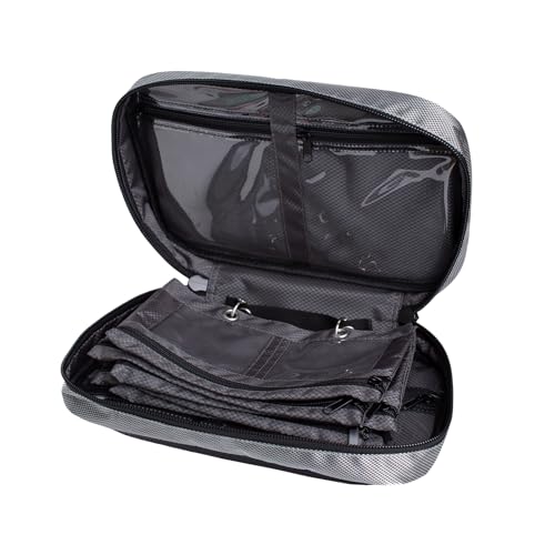 Raprance Fishing Lure Bag Baits Tackle Binder Organizer Storage Plastic Bag - color: Upgraded Black