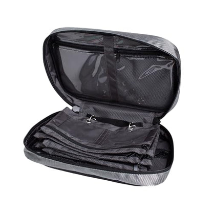 Raprance Fishing Lure Bag Baits Tackle Binder Organizer Storage Plastic Bag - color: Upgraded Black
