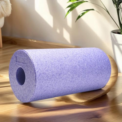 Back Foam Roller Hollow Column Trigger Point Release Tool | Muscle Roller Foam for Yoga Stretching Sports Recovery Home Gym Post-Exercise Fitness Routine - color: Purple