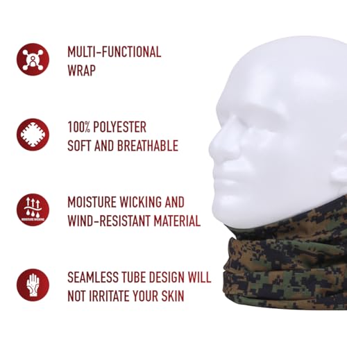 Rothco Multi-Use Tactical Wrap - color: Woodland Digital Camouflage