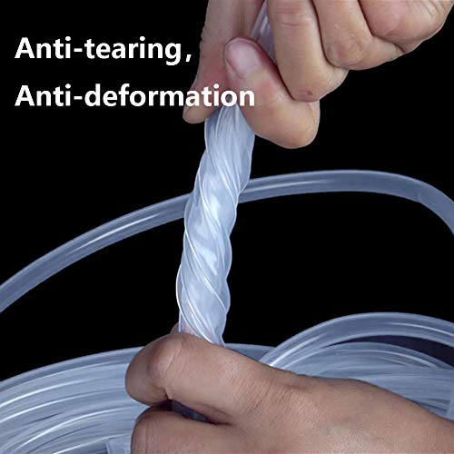 1/16" ID Silicone Tubing, Food Grade 1/16" ID x 1/8" OD 32.8 Feet Length Pure Silicone Hoses High Temp for Home Brewing Winemaking - size: 1/16"ID x 1/8"OD, style: 32.8 Feet Length
