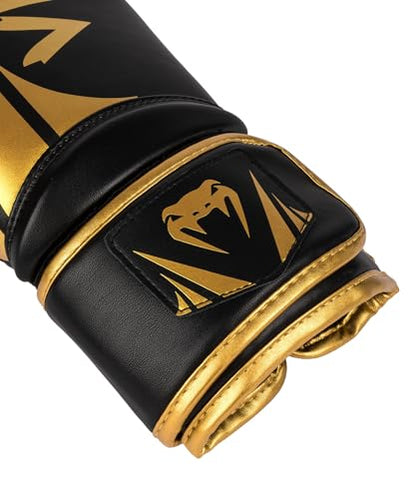 Venum Challenger Boxing Gloves - color: Black/Gold, size: 8-Ounce, style: Challenger 2.5
