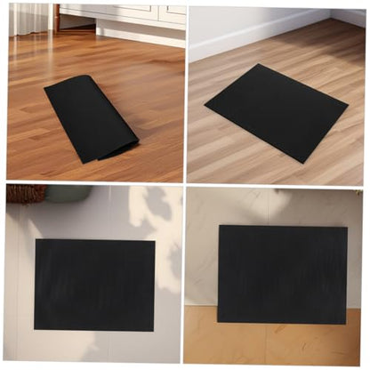 BESPORTBLE 2pcs Thick Sponge Pad for Fish Tank Shock Absorbing Aquarium Leveling Mat and Base Grid Design for Clean Water Black