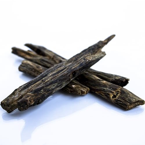Chinese Natura Kynam Agarwood （Qinan Oud） - Boasts a Distinctly Unique Aroma, Ideal for Home Incense, Meditation & More | Sustainable Harvesting (Weight30g - Upper Medium Grade - Long Strips) - color: 30g Experience Pack - Upper Medium Grade - Long Strips