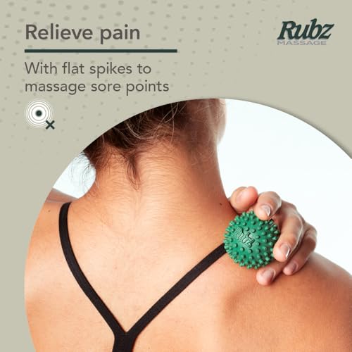 Due North Foot Rubz Hand & Back Massage Ball - Relieve Pain from Plantar Fasciitis, Tight Muscles & Sore Feet - Massage Tool - style: Hand & Foot Ball