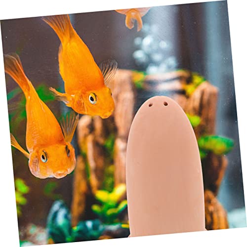 Sosoport Shrimp Breeding Bucket 3-Pack Ceramic Fish Spawning Cone Aquarium Breeding Tool with Water Purifying Feature for Angelfish and Fish Hatchery 6.69X11.81X3.93In