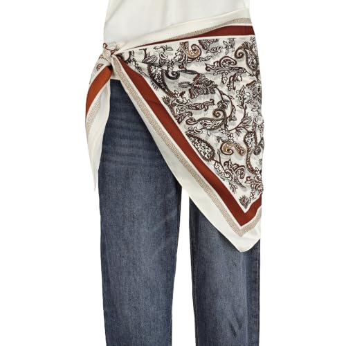 Head Scarf Triangular Scarf Belt Wrap Hairscarf Fashion Scarves Hair Wrapping Scarfs Night Sleeping Headscarf B05 - color: B0521