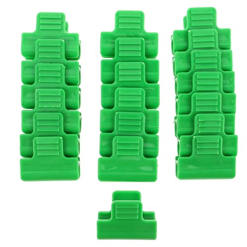 20pcs Greenhouse Plastic Clips and Garden Mesh Netting Clamps 11mm Light Buckle for Agricultural Covering and Vegetable Net Fixing