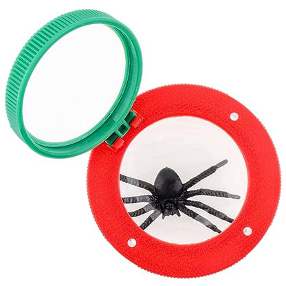 2 Pieces Magnifying Insect Box, Insert Bug Viewer, Bug Magnifier Container, Critter Insect Cage Bug Jar, Bug Catcher Kit for Science Nature Exploration Tool, Bugs View Magnifier Observation