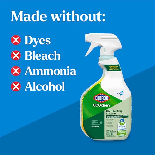 Clorox CloroxPro EcoClean Disinfecting Cleaner Spray Bottle, 32 Fluid Ounces - size: 32 Fl Oz (Pack of 1)
