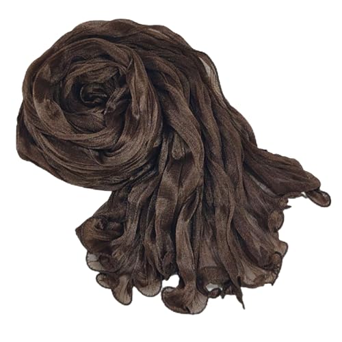 Premium Hijab Head Scarf Shawl Wrap for Muslim Women Lightweight Scarf for women - color: 16~brown
