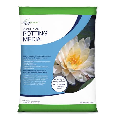 Aquascape Pond Plant Potting Media, Nutrient-Rich Aquatic Soil for Water Gardens, Supports Strong Root Growth, 432 Cubic Inches, 89003 - size: 432 cubic inches