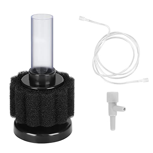 AQUANEAT 3pcs Mini Aquarium Sponge Filter, Quiet Fish Tank Bio Foam Filter, with Airline Tubing, up to 2Gal