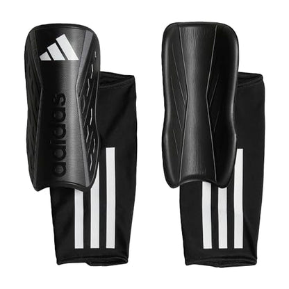 adidas Unisex Adult Tiro Soccer Shin Guards - color: Black/White/Iron Metallic/League, size: Small