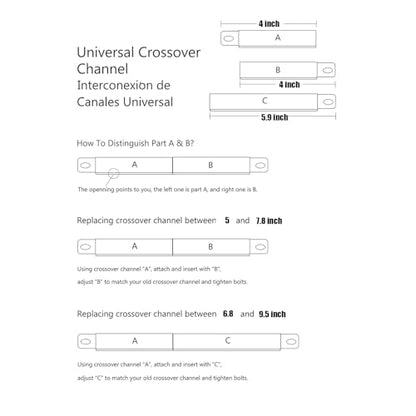 Universal 304 Stainless Steel Carryover Tube for Charbroil Grills | For Char-Broil 463344116 463343015 463344015 & Kenmore 146.34611410, Easy Install, Rust-proof, Durable for Outdoor BBQ - size: 3 Pack