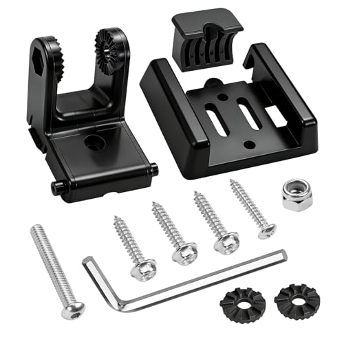 7400931 XNT Transducer Bracket Compatible with MHX XNT Transducer Mount | Transducer Mounting Plate Fits MHX XNT Model Transducers, Transom Mounting Hardware Kit, Vanshly