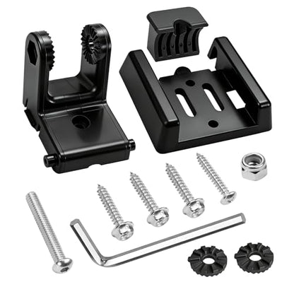 7400931 XNT Transducer Bracket Compatible with MHX XNT Transducer Mount | Transducer Mounting Plate Fits MHX XNT Model Transducers, Transom Mounting Hardware Kit, Vanshly