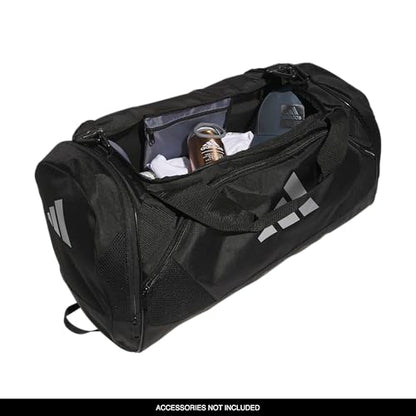adidas Unisex Team Issue Sports Duffel Bag for Men and Women - color: Black/White/2
