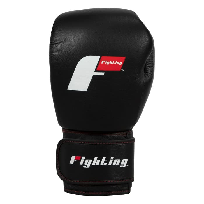Fighting Leather Heavy Bag Gloves - Boxing Gloves, Punching Bag Gloves, Kickboxing Gloves, Punching Gloves, Heavy Bag Gloves, Boxing Gloves Men, Boxing Gloves Women, Boxing Equipment - color: Black, size: 12 oz