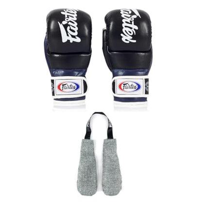 Fairtex FGV18 Boxing Gloves with Deodorizer Inserts | Lightweight, Shock Absorbent Gloves for Muay Thai, MMA | Moisture & Odor Control for Fresh, Long-Lasting Gear