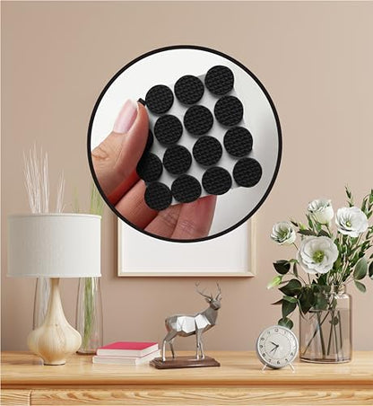 Slipstick GorillaBumperPads Premium 1/2” Rounds Adhesive Non Slip Pads/Bumpers (64 Gripper Dots) Perfect Grips for Small Items/Décor, Cabinet Stoppers, Drawer/Door Bumpers, Glass/Picture Frame Pads - size: 1/2" Round