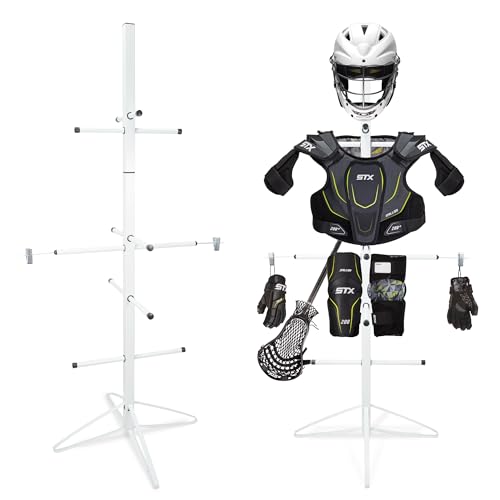Hockey Gear Drying Rack for Drying and Storing Adult and Child Sports Metal Hockey Equipment Drying Rack-4 Additional Hanging Clips