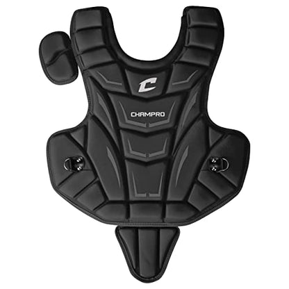 Champro Optimus MVP Chest Protector - color: Black, size: 13.5"