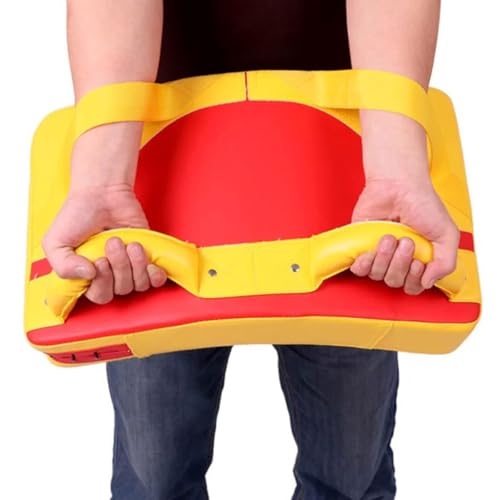 Ciieeo Taekwondo Kickboxing Training Pad Curved Hand Paddle Large Three-Color Sturdy Kick Target for Martial Arts Practice