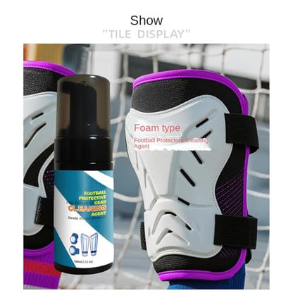 Gym Equipment Cleaner,100ml Fitness Care Odor Remover Foam - Goalkeeper Glove Spray | for Shoes Work Boots Clothing Helmet Pads Yoga Mats Hockey Baseball Football