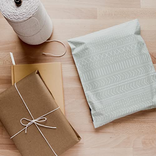 Poly Mailers 10x13 Inch 100 Pack Medium Shipping Bags Strong Thick Mailing Envelopes | Self Sealing Adhesive | Waterproof & Tear Resistant | Small Business Packaging for Clothing - Boho Sage Green - color: Green, size: 10x13 (100 Pack)