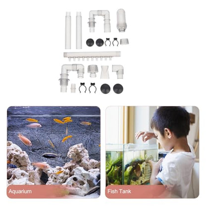 balacoo 2sets Intake Replacement Tube Tank Filter Tubing Fish Plastic Filters Accessories Accessory Aquarium Water Inflow of Professional Canister Parts