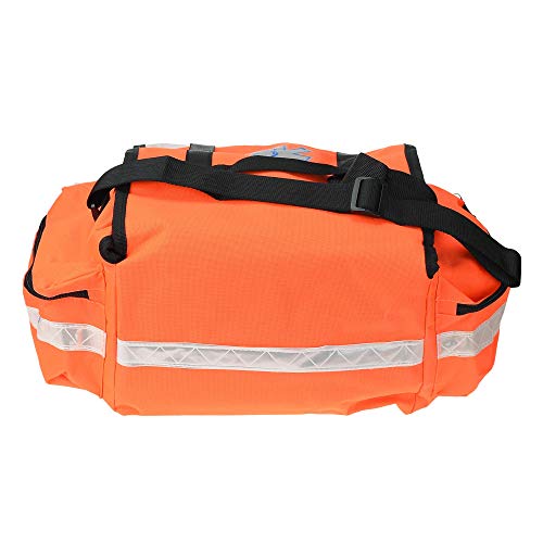 Dealmed First Responder Trauma Bag - Empty EMS Equipment Kit - Orange Professional Emergency Organizer Medium - color: Orange
