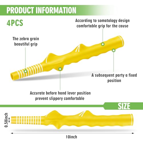 Arrowbash Golf Training Grip Right Handed Swing Grip Trainer Aid Tool for Men Club Accessories - color: Yellow