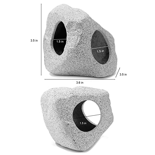 Premium Beta Fish Tank Decor, Beta Fish Tank Decorations, Betta Fish Tank Accessories, Fish Rocks Hiding, Playing, Resting Spots - Avoid Aggressive Behavior (Alien) - style: Medium-E.T