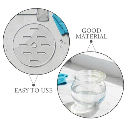 Round Clear Tank Lid - Round Aquarium Lid 3.54" Tank Protective Cover - Replacement Accessories for Fish Bowl Terrarium - size: 9.00X9.00X0.30CM