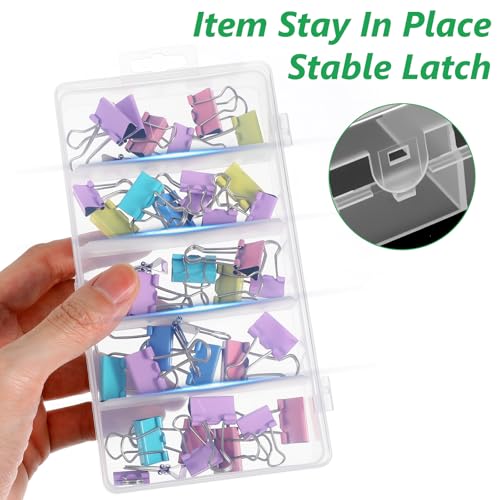 10 Pack 5 Grid Tackle Box Organizer, 6.8" x 3.7" x 1.1" Plastic Organizer Box with Dividers, Plastic Compartment Storage Boxes for Jewelry, DIY Crafts, Bait, Small Part, Beads