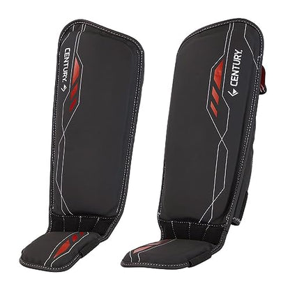Century Brave Sports Shin Guard Washable, Padded Shin Protectors Ideal Training Equipment for Kickboxing MMA Muay Thai and Fitness, Perfect for Skill Enhancement Suitable for Kids, Men and Women - size: Small-Medium