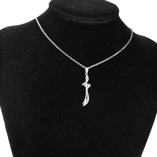 WUSUANED Zulfiqar Necklace Imam Ali Necklace Ya Ali Necklace Islamic Necklace Islamic Gift Zulfiqar Muslim Gift