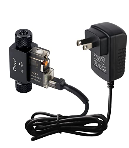 Inline CO2 Solenoid Valve Mini Low Temperature for Aquarium CO2 System - color: Dual head Solenoid Valve without Bubble Counter