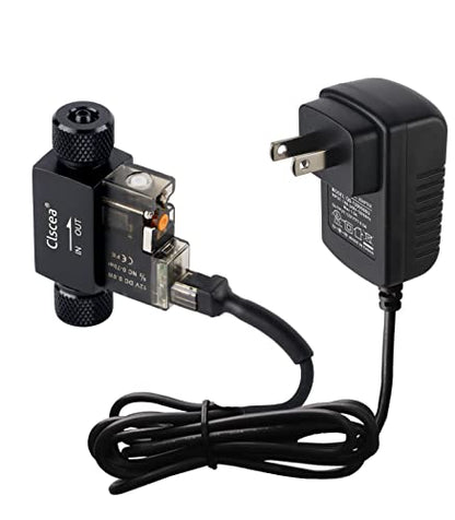 Inline CO2 Solenoid Valve Mini Low Temperature for Aquarium CO2 System - color: Dual head Solenoid Valve without Bubble Counter